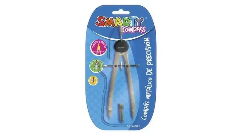 Compas smarty metalico ,largo