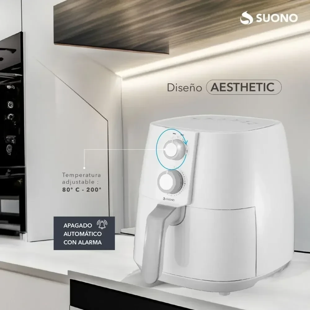 Freidora de aire Souno HOG0151 Blanca