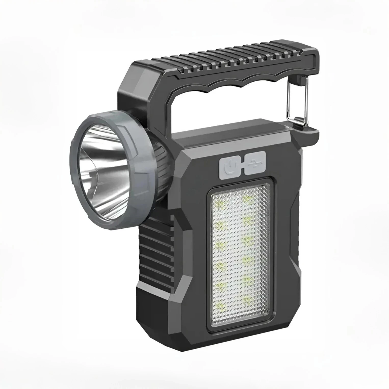 Linterna Solar Luz blanca y Colores Emergencia Multifuncional