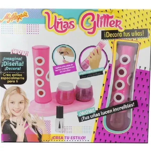 Uñas glitters