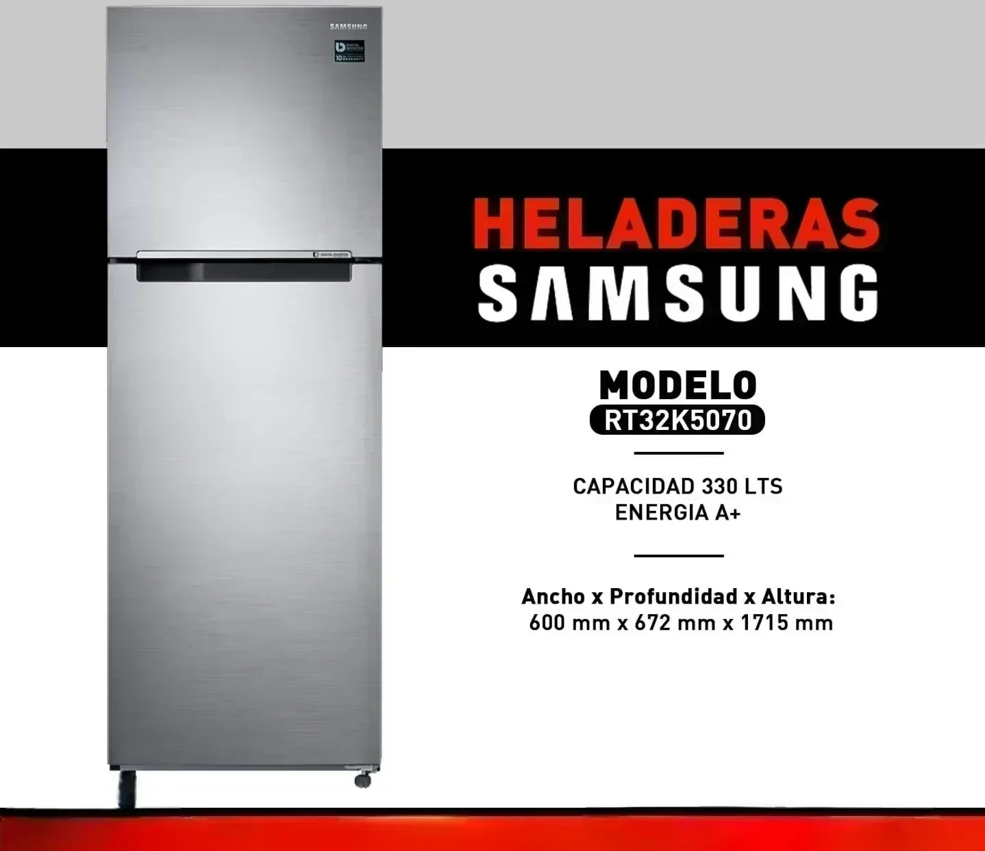 HELADERA SAMSUNG RT32 SIN DISP
