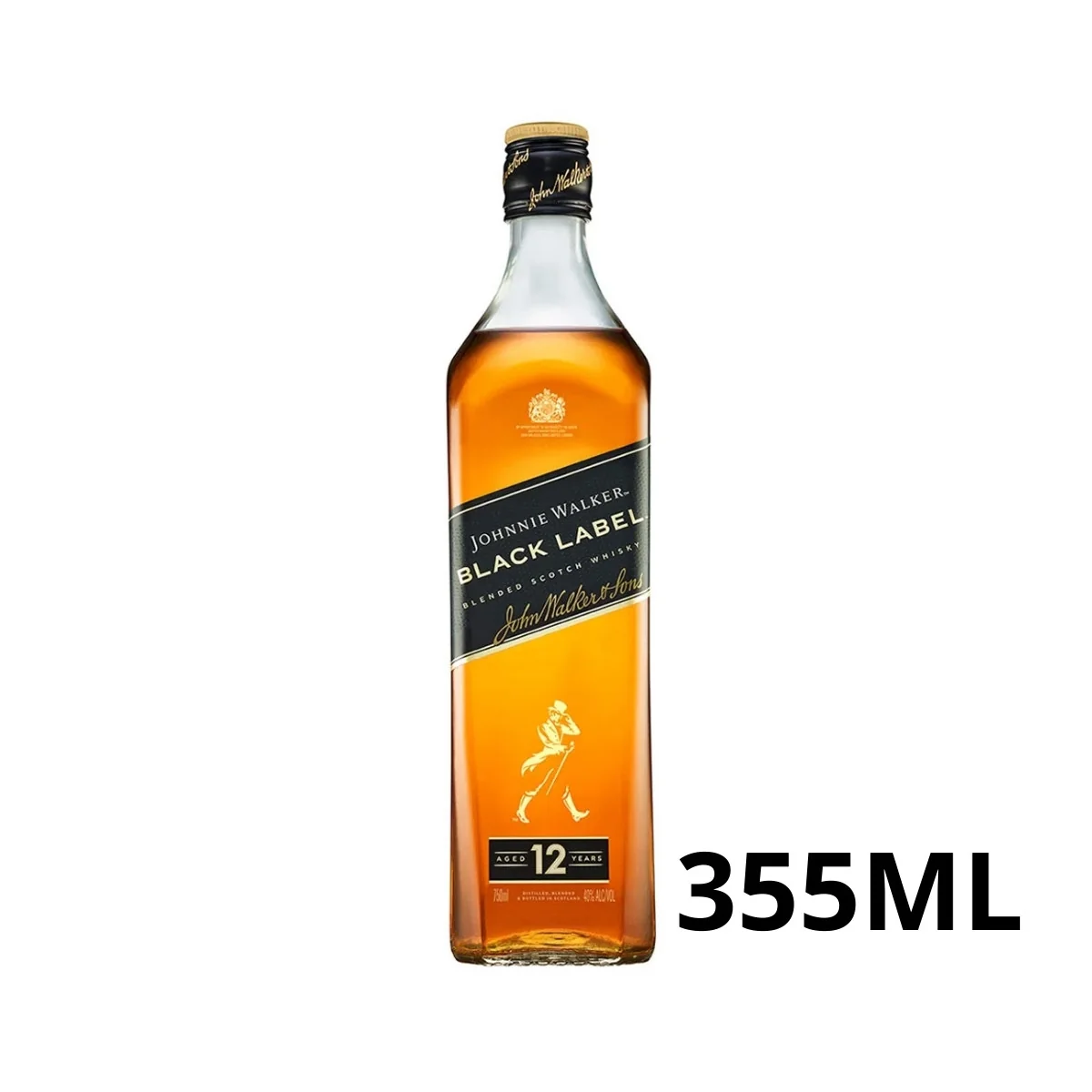 J. WALKER BLACK LABEL 355 ML