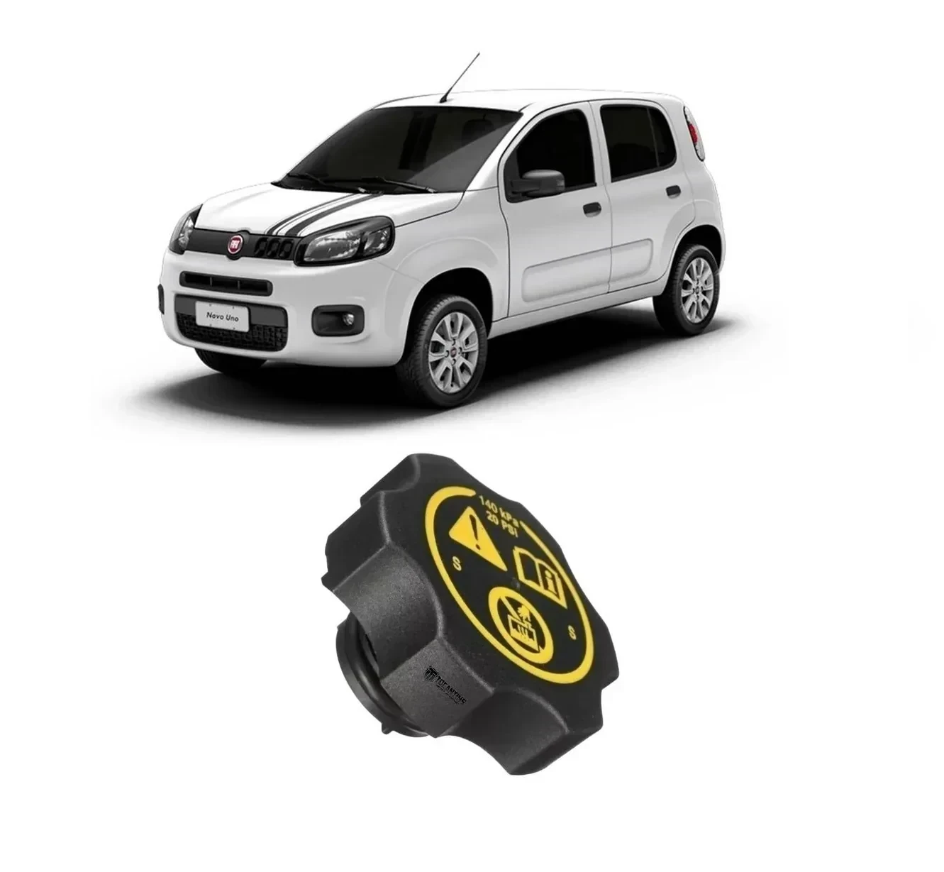 Tapa reservorio radiador Uno / Mobi / Toro / Argo / 23781