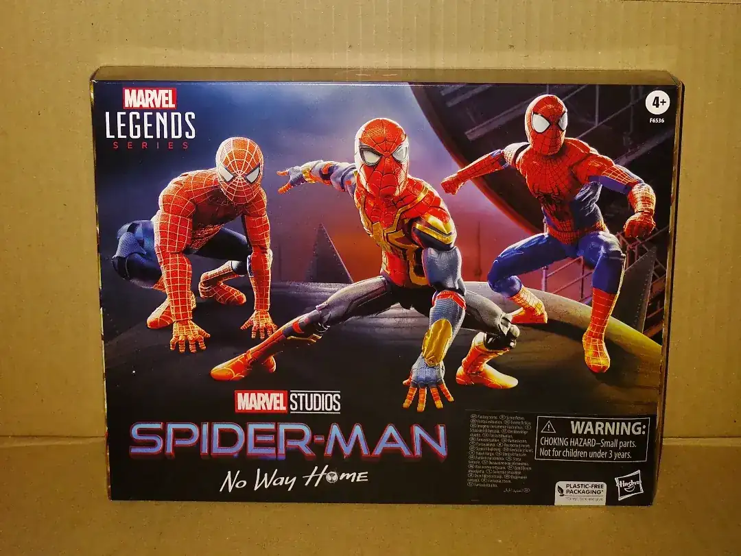 Hasbro Marvel legends Spiderman 3 pack Spiderman no way home 