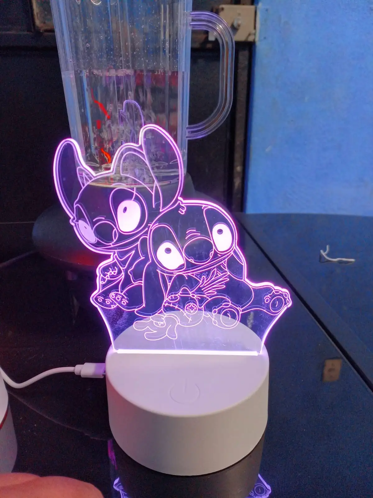 Lámpara stich 3D  2