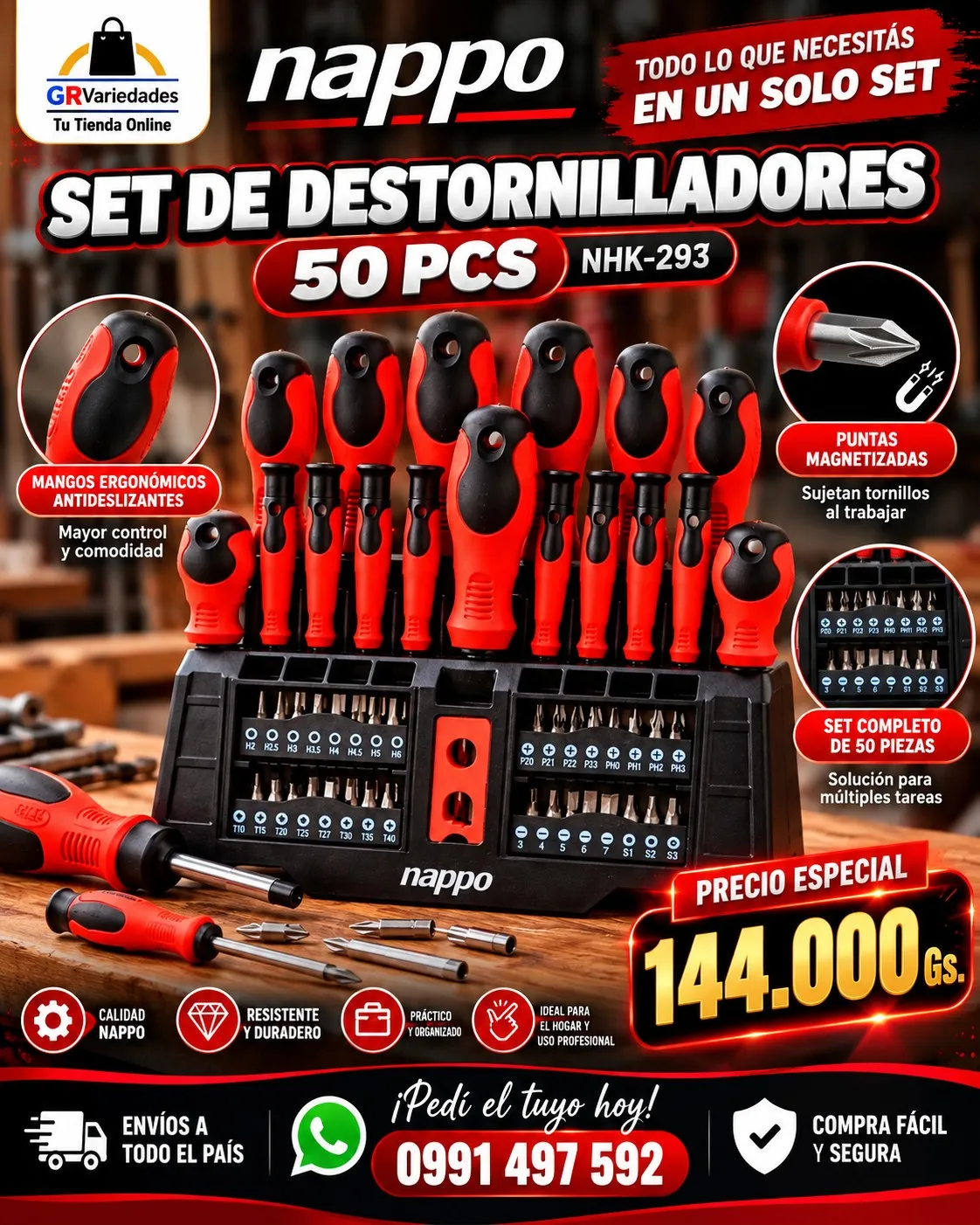 Set de destornilladores