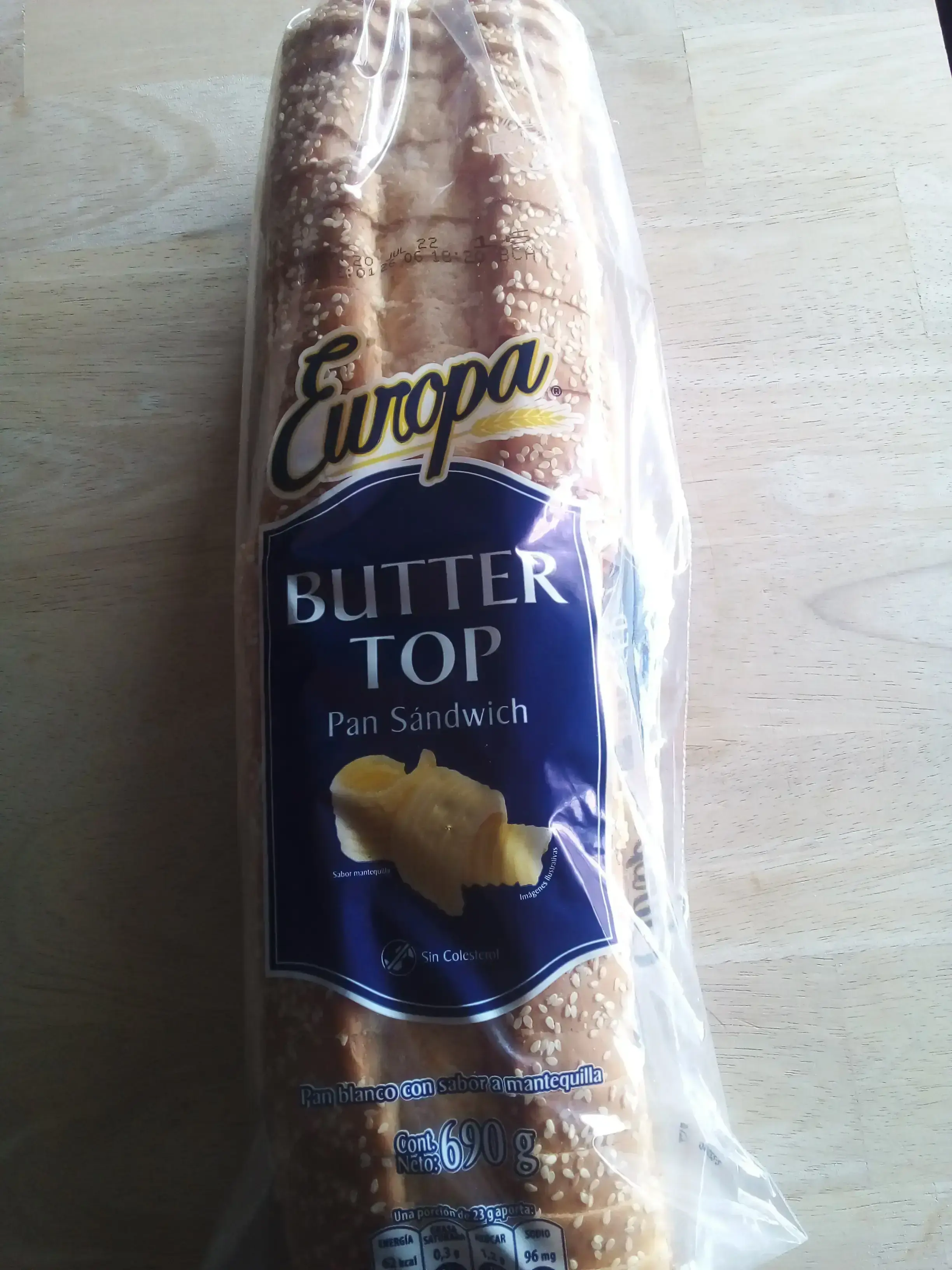 Pan europa butter top pan sandwich 690 g