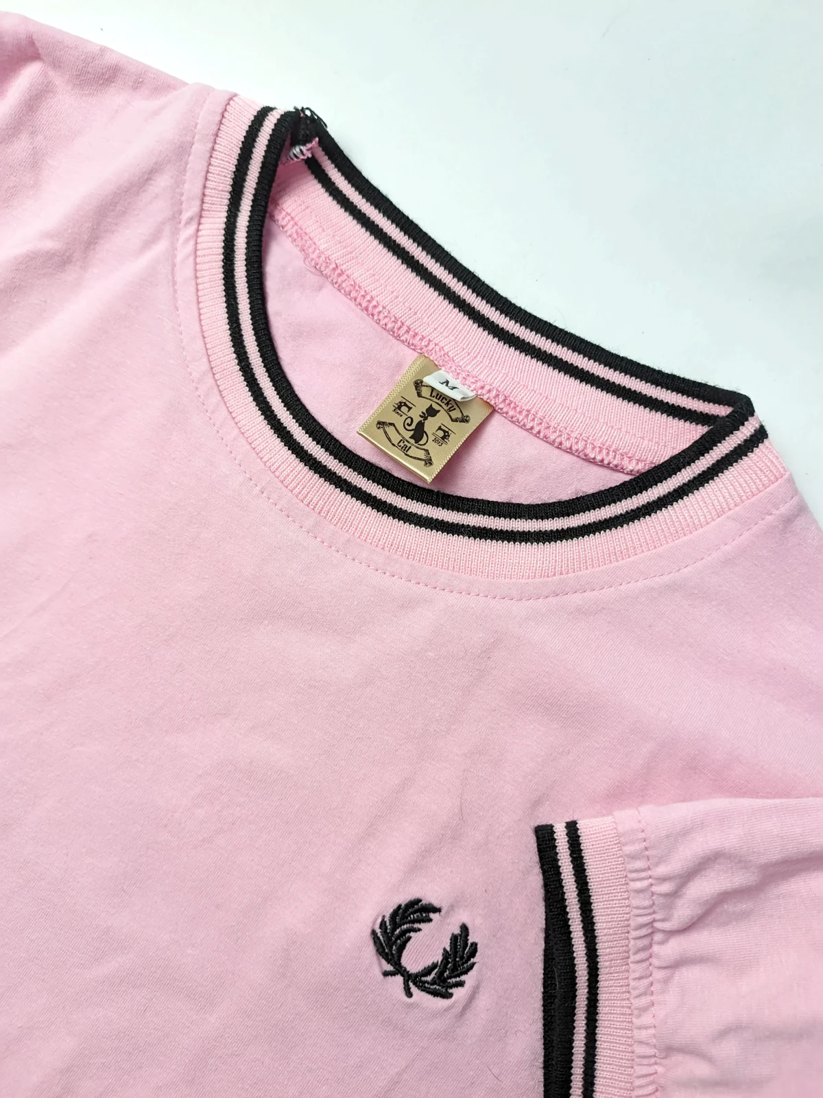 Camiseta algodón rosado 