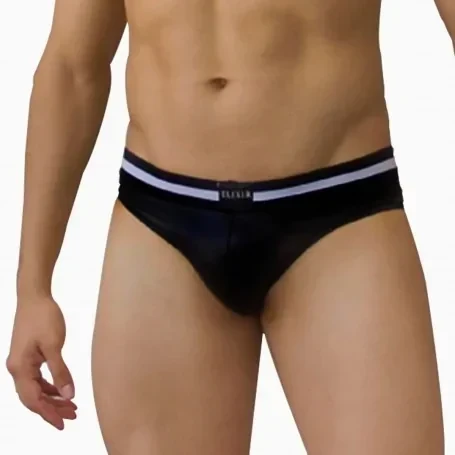 Tanga Slip Masculina Engomada con Abertura Elixir 2