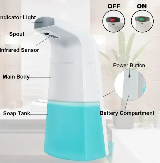 Dispensador automático de jabón  3