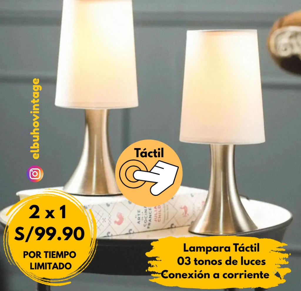 Lámpara de mesa Táctil 