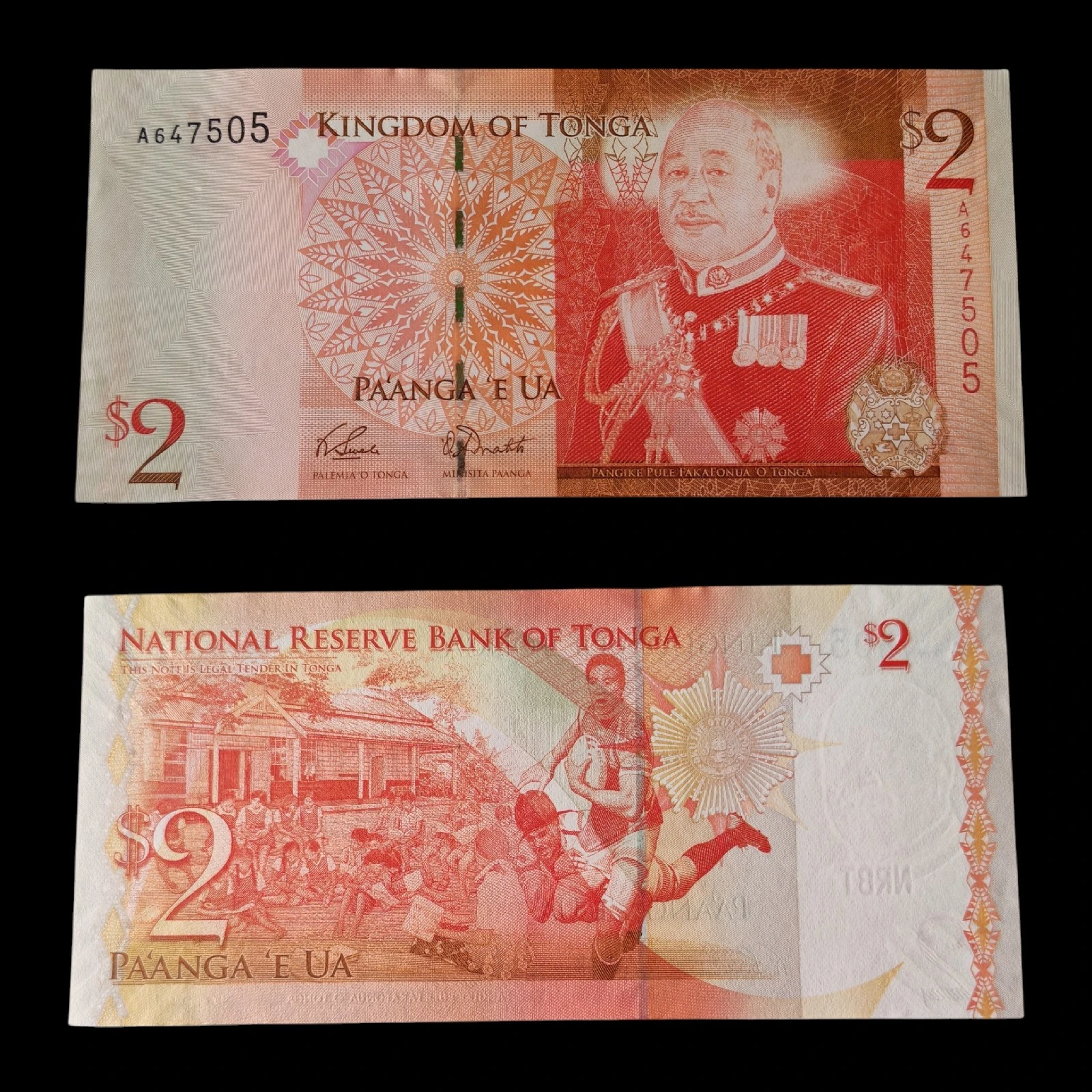 ° Tonga 2 Pa'anga UNC