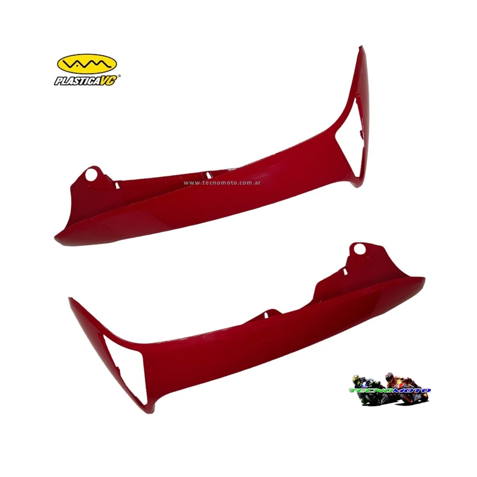 CUBRE PIERNA HONDA 100 WAVE EXT.ROJO -49434