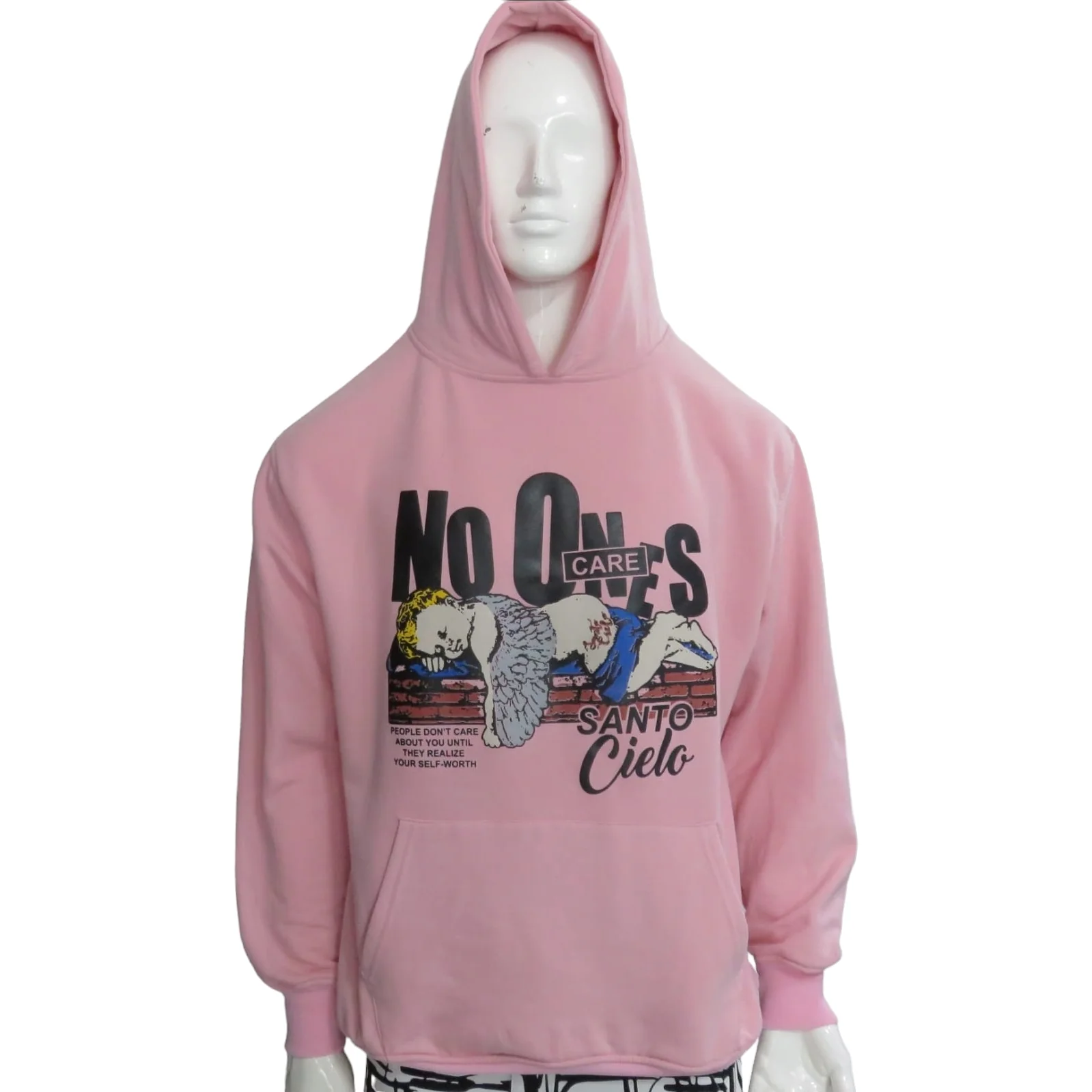 Sudadera rosa de angel