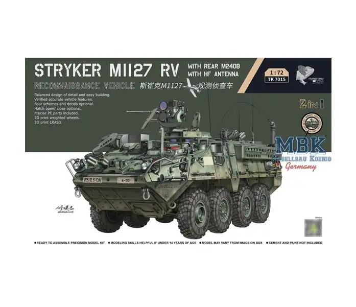 1/72 Border Model 3R Model Stryker M1127