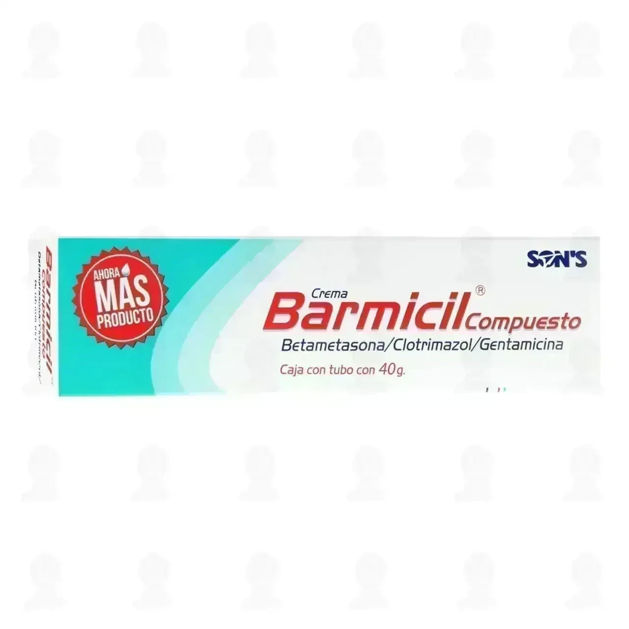 Barmicil Compuesto Crema, 40 gr (Betametasona, Clotrimazol, Gentamicina) 