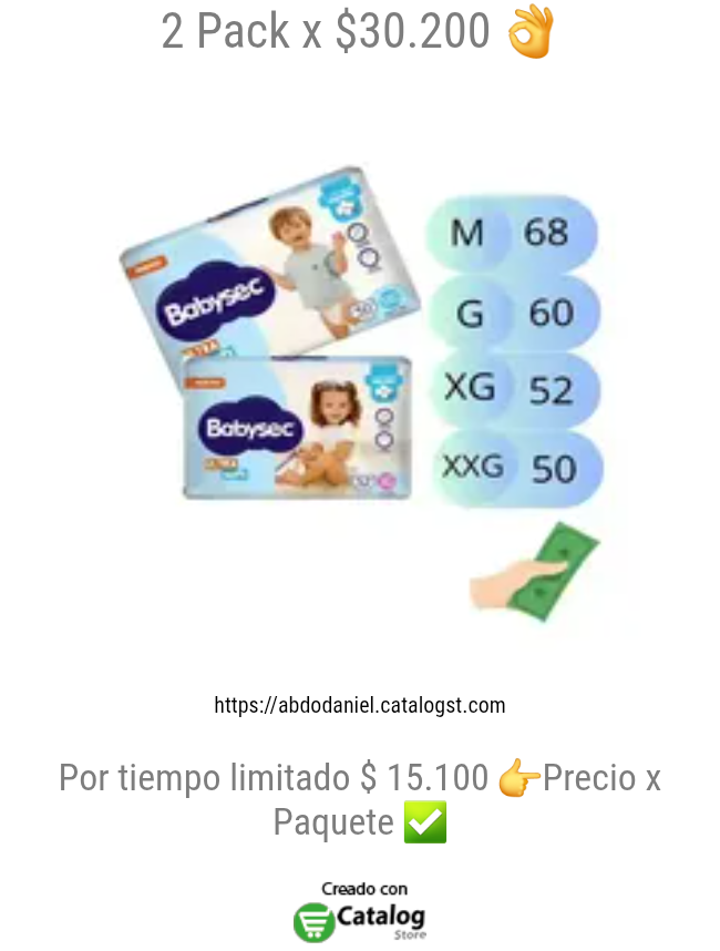 2 Pack x $30.200 👌