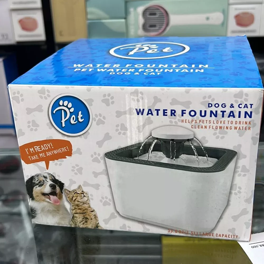 Fuente de agua para gatos y perros bebedor 4