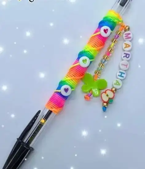 Esferos decorados personalizados