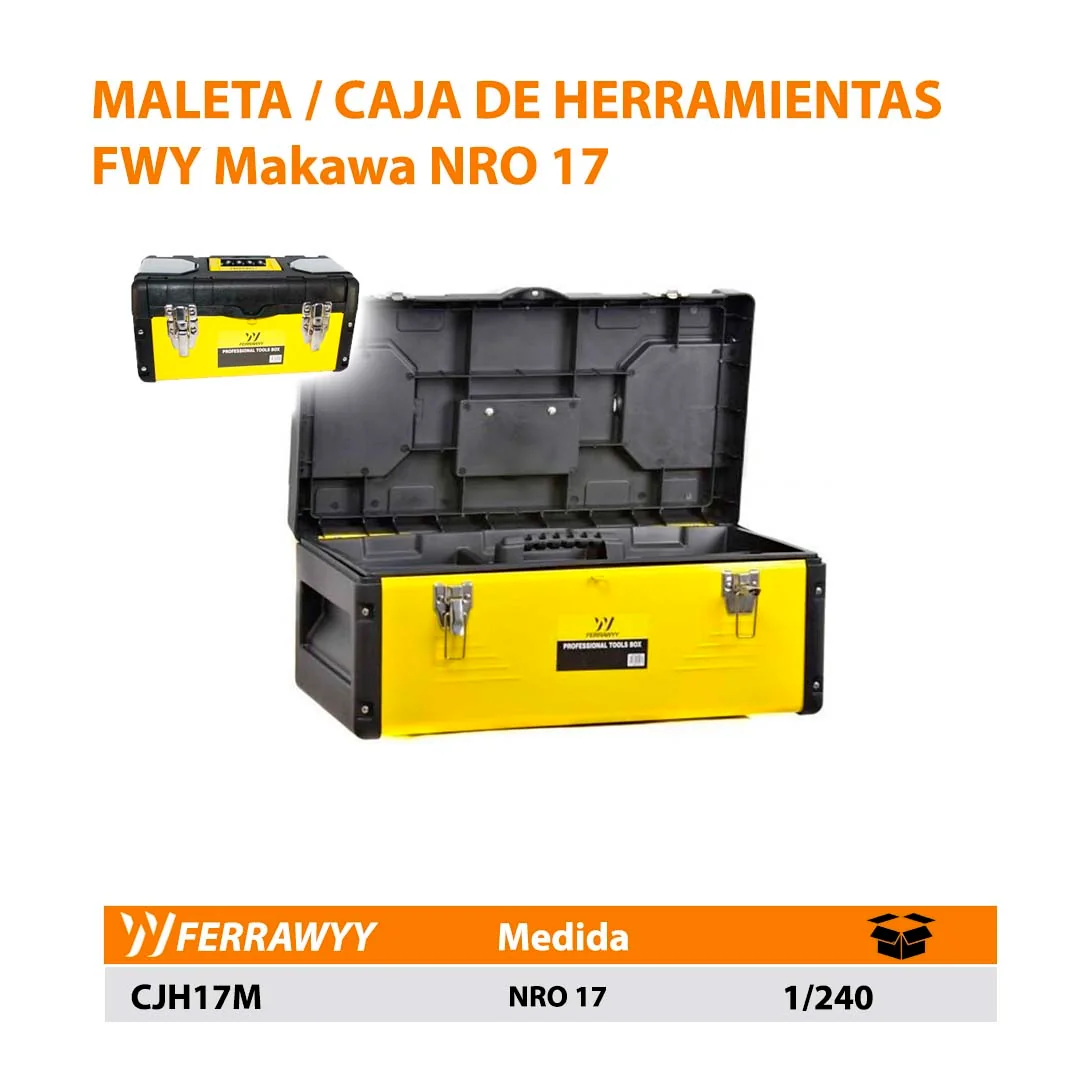 MALETA / CAJA DE HERRAMIENTAS FWY Makawa NRO 17