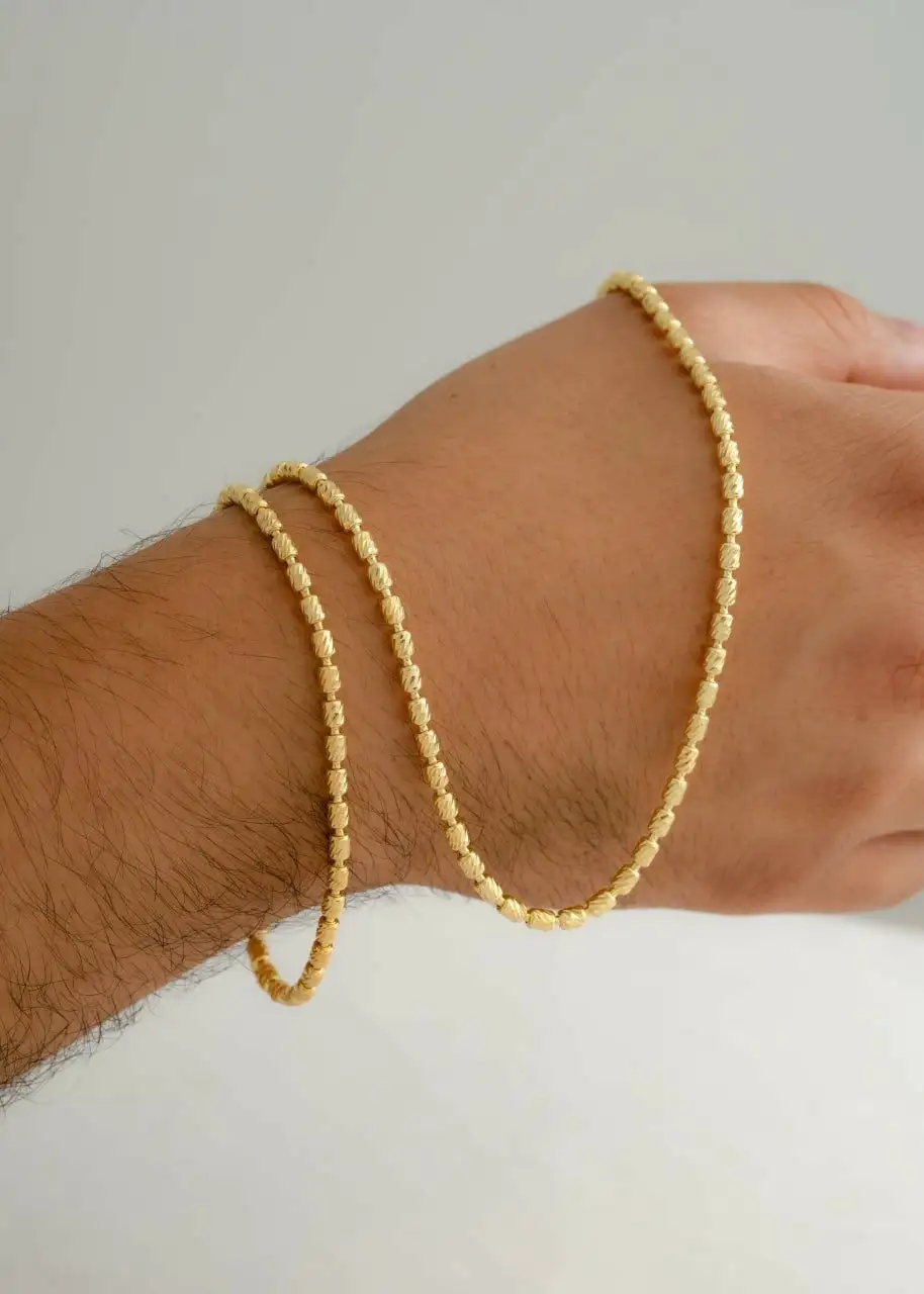 Pulsera Barril Italy 3mm 19.5cms 2