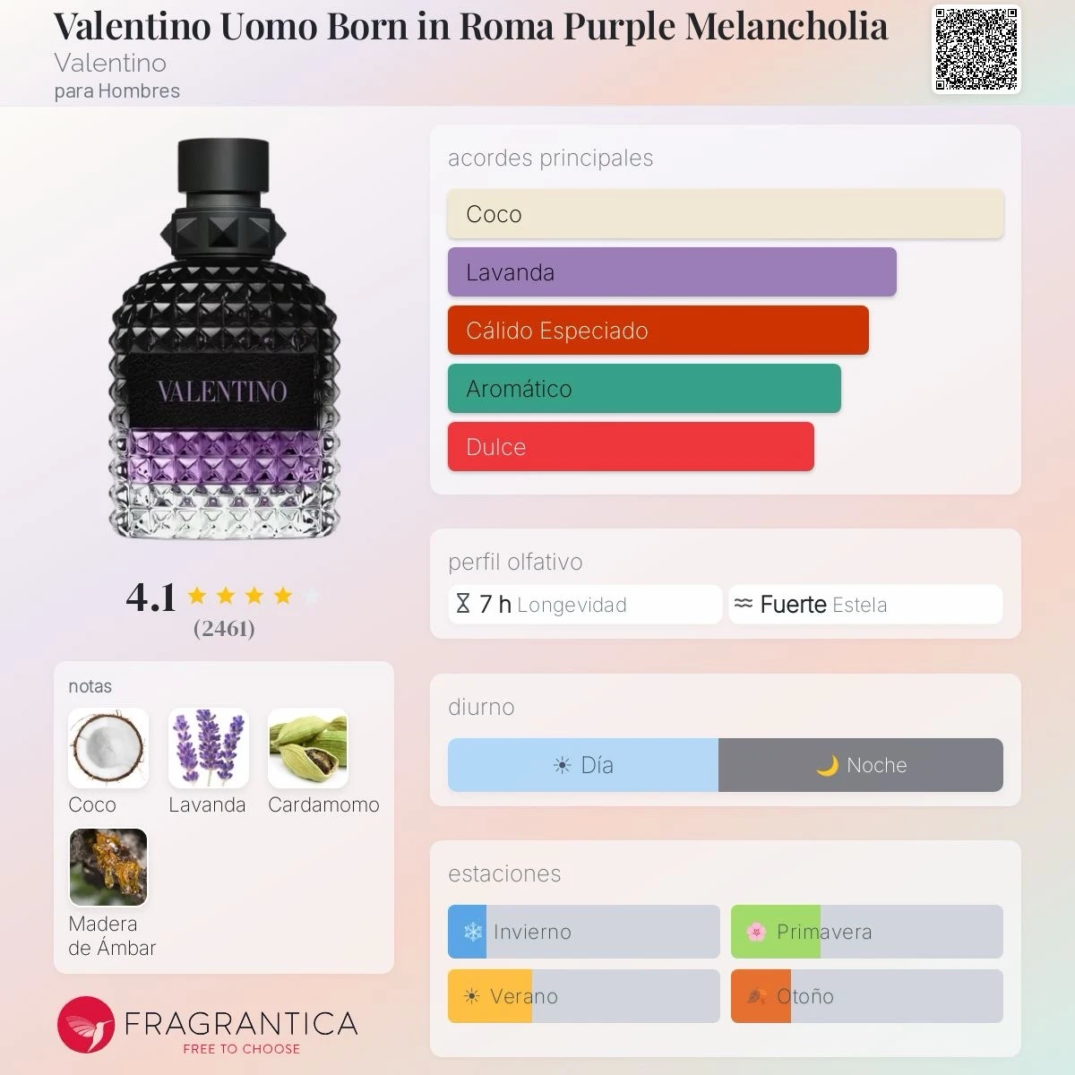 1.1 - Valentino Uomo Born in Roma Purple Melancholia - Hombre 2