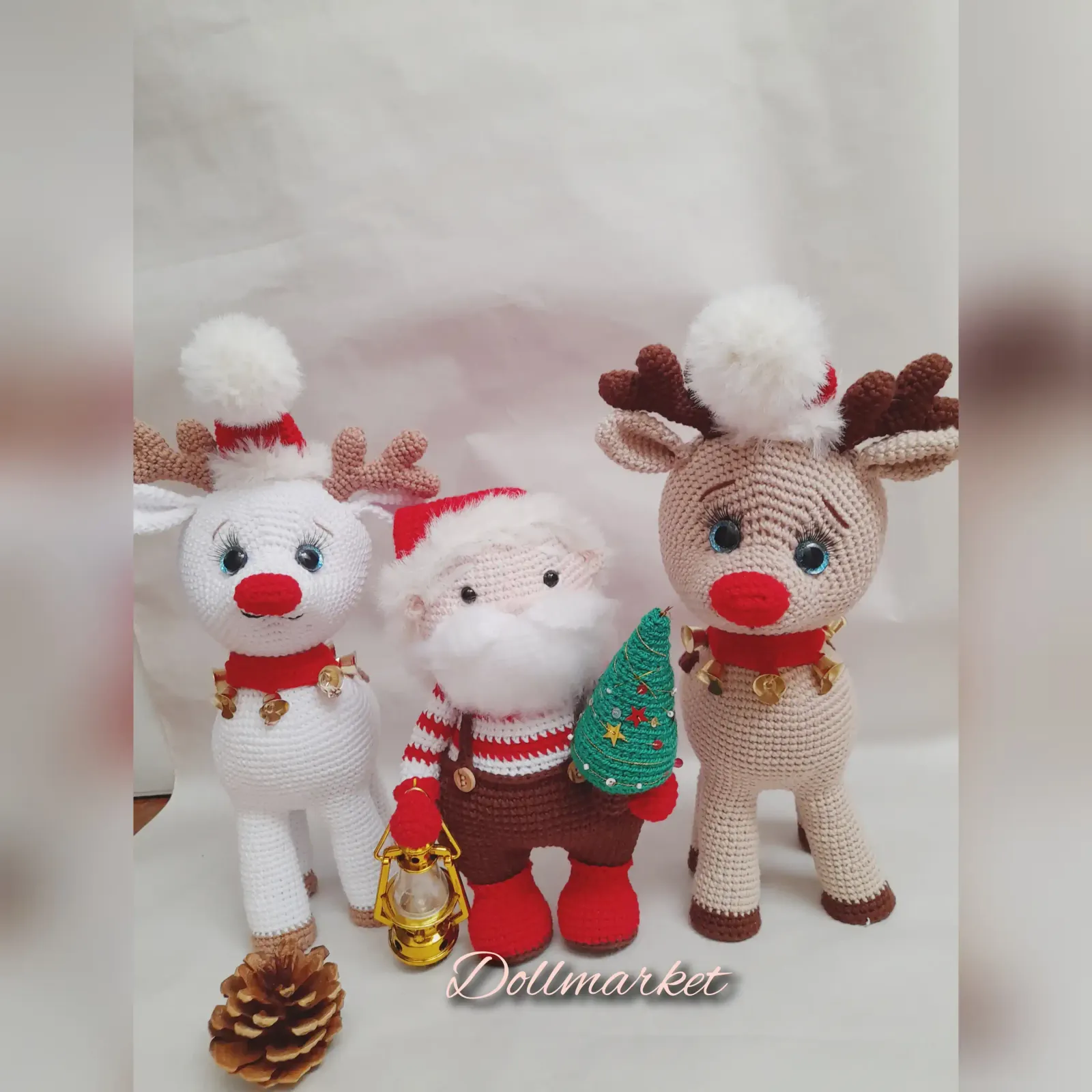 Santa y sus renos