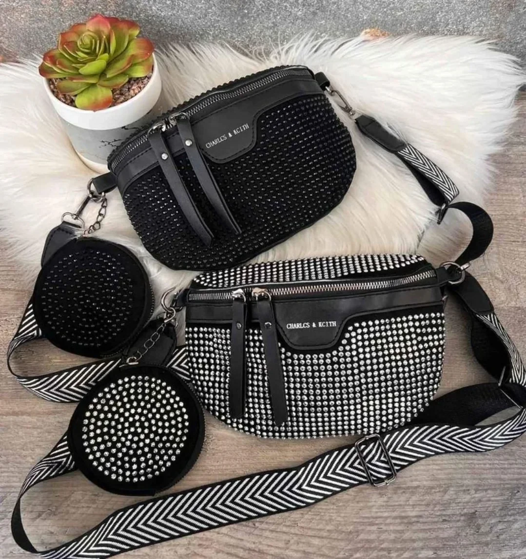 BOLSO TIPO PECHERA + MONEDERO ANGELINA.