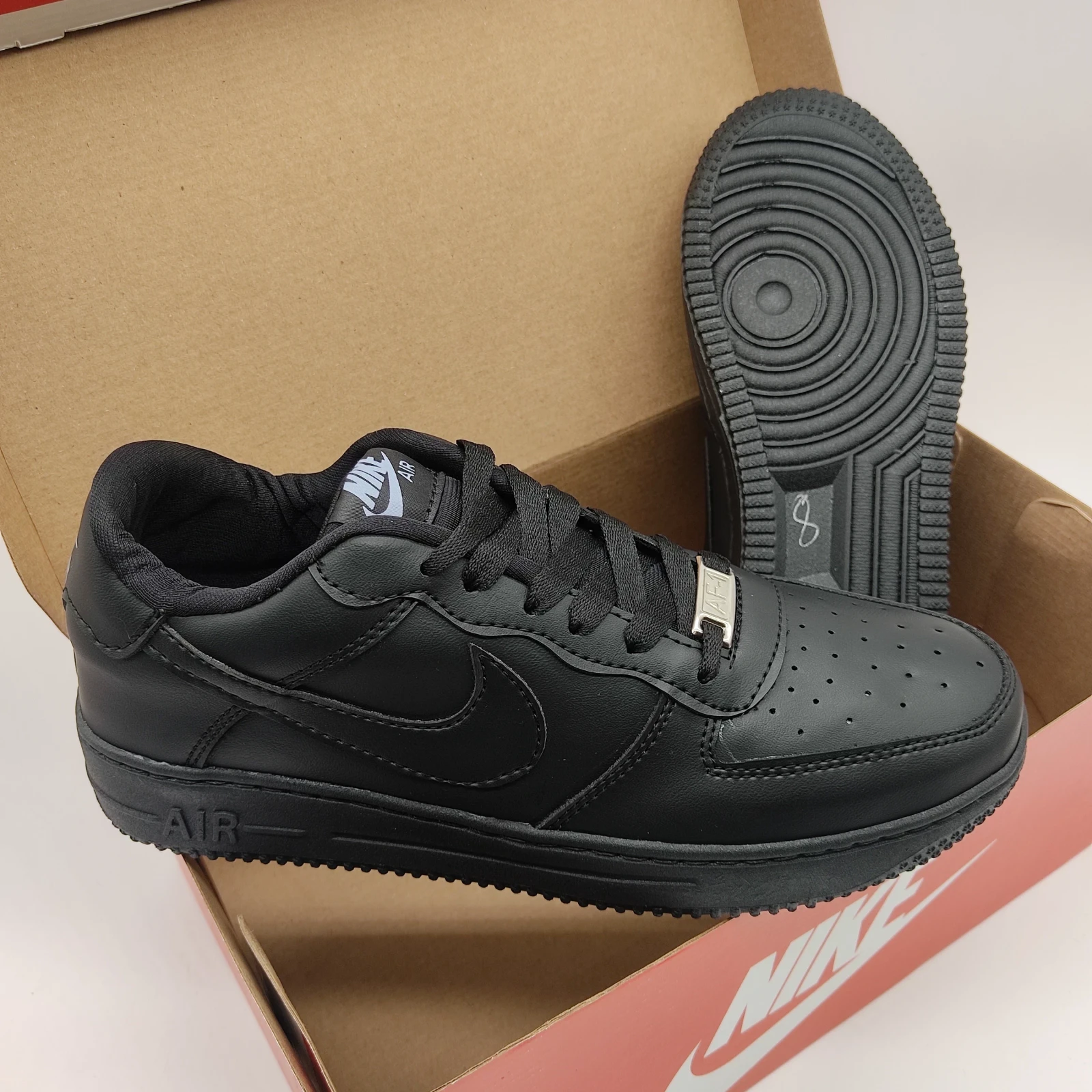 NIKE AIR FORCE ONE NEGRO (Colombiano) 6