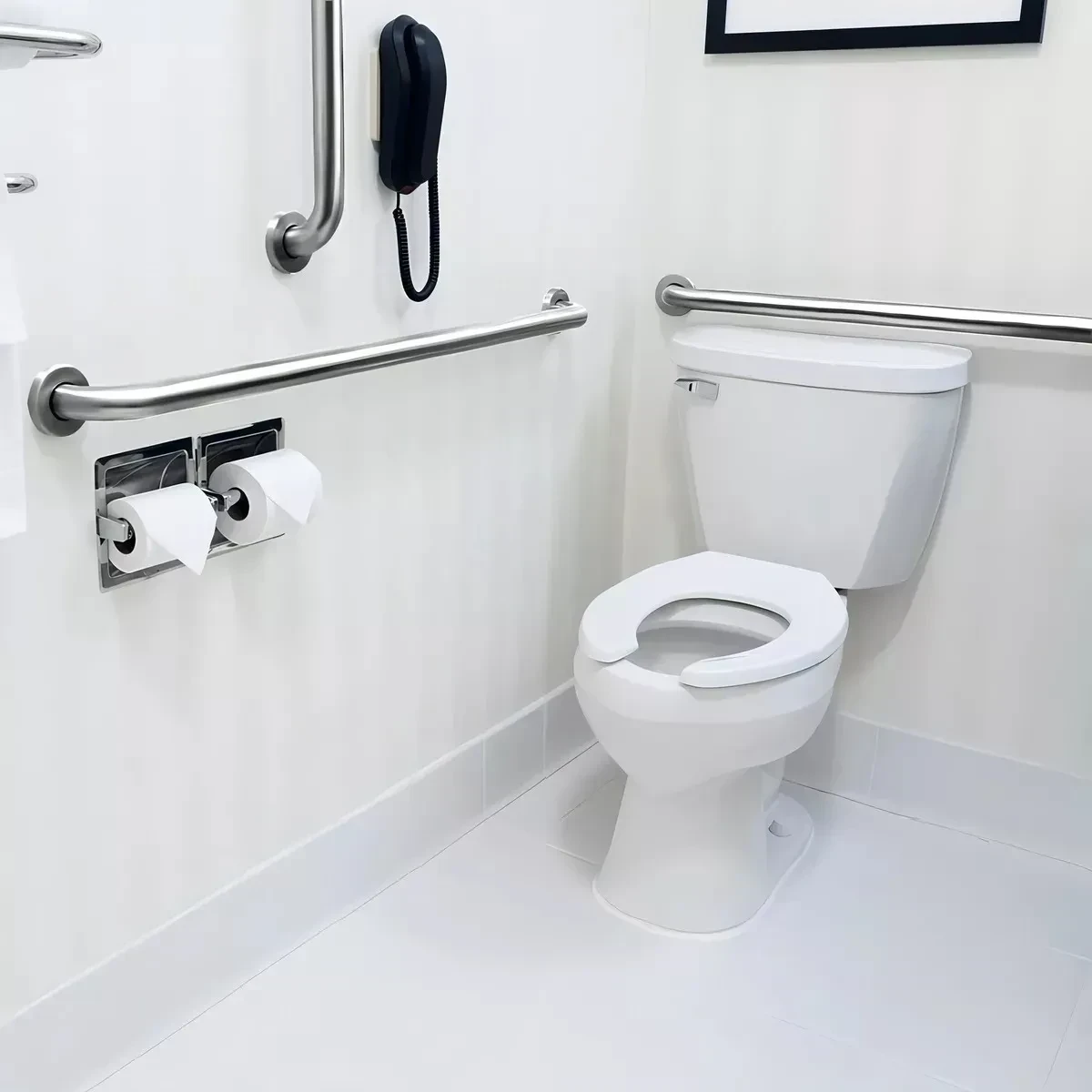 Set X2 Barras Seguridad 50cm Ducha Baño Inoxidable 4