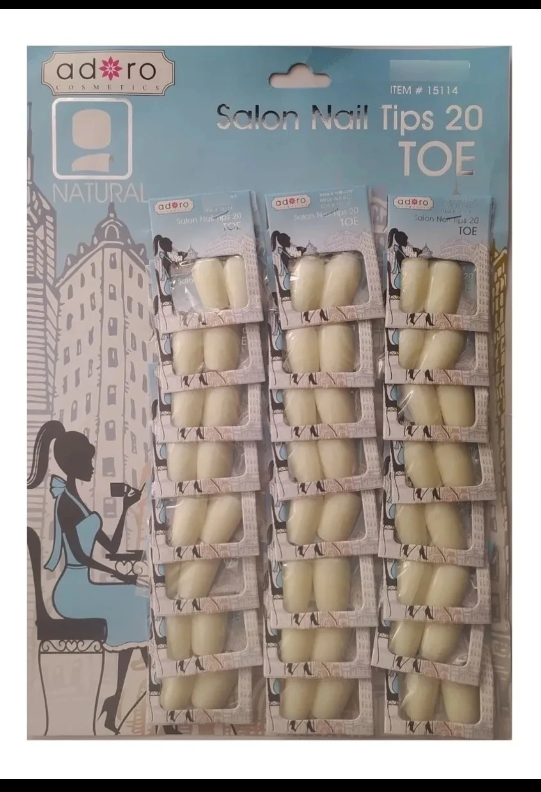 adoro uña x10pcs toe 15114