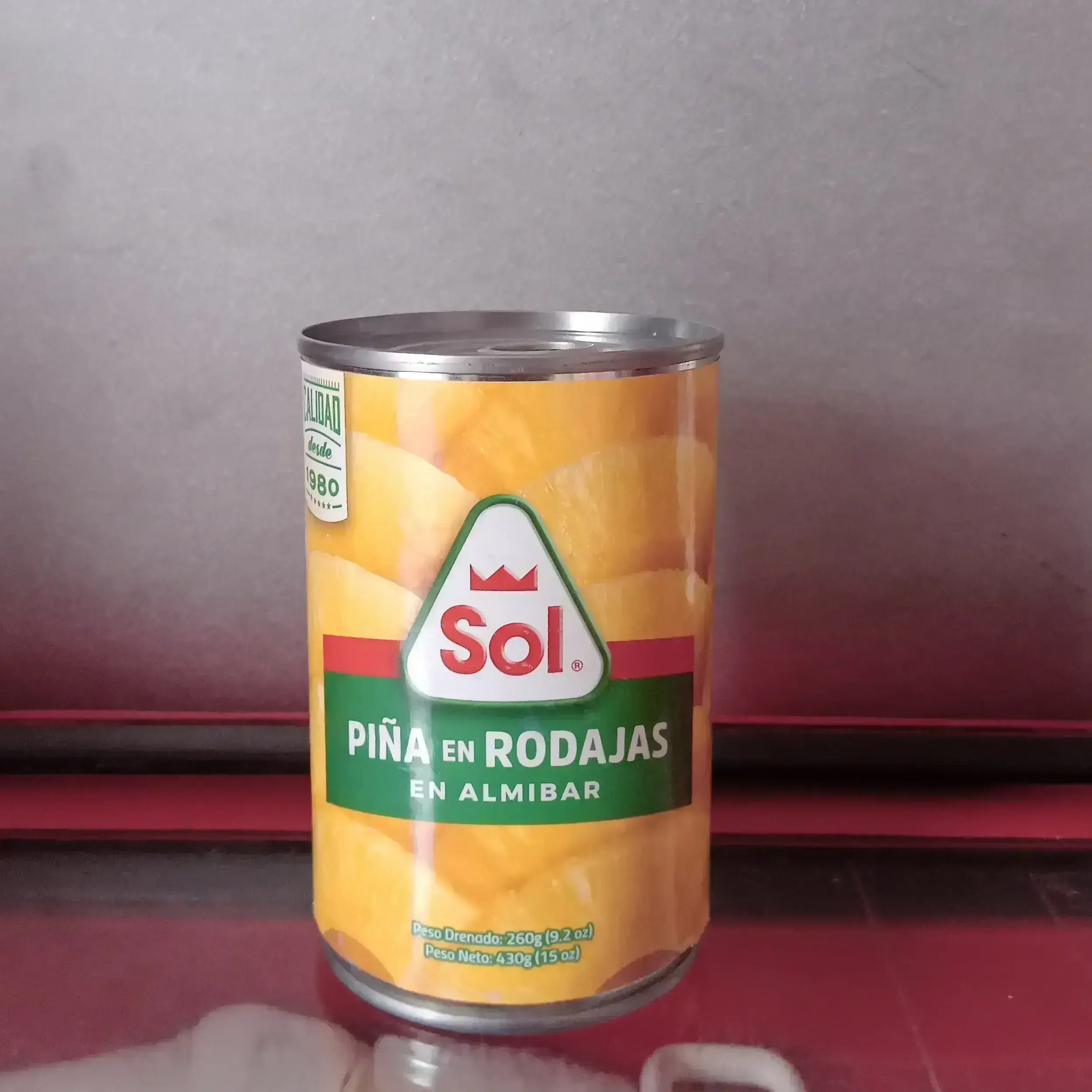 piña en rodajas  260 g