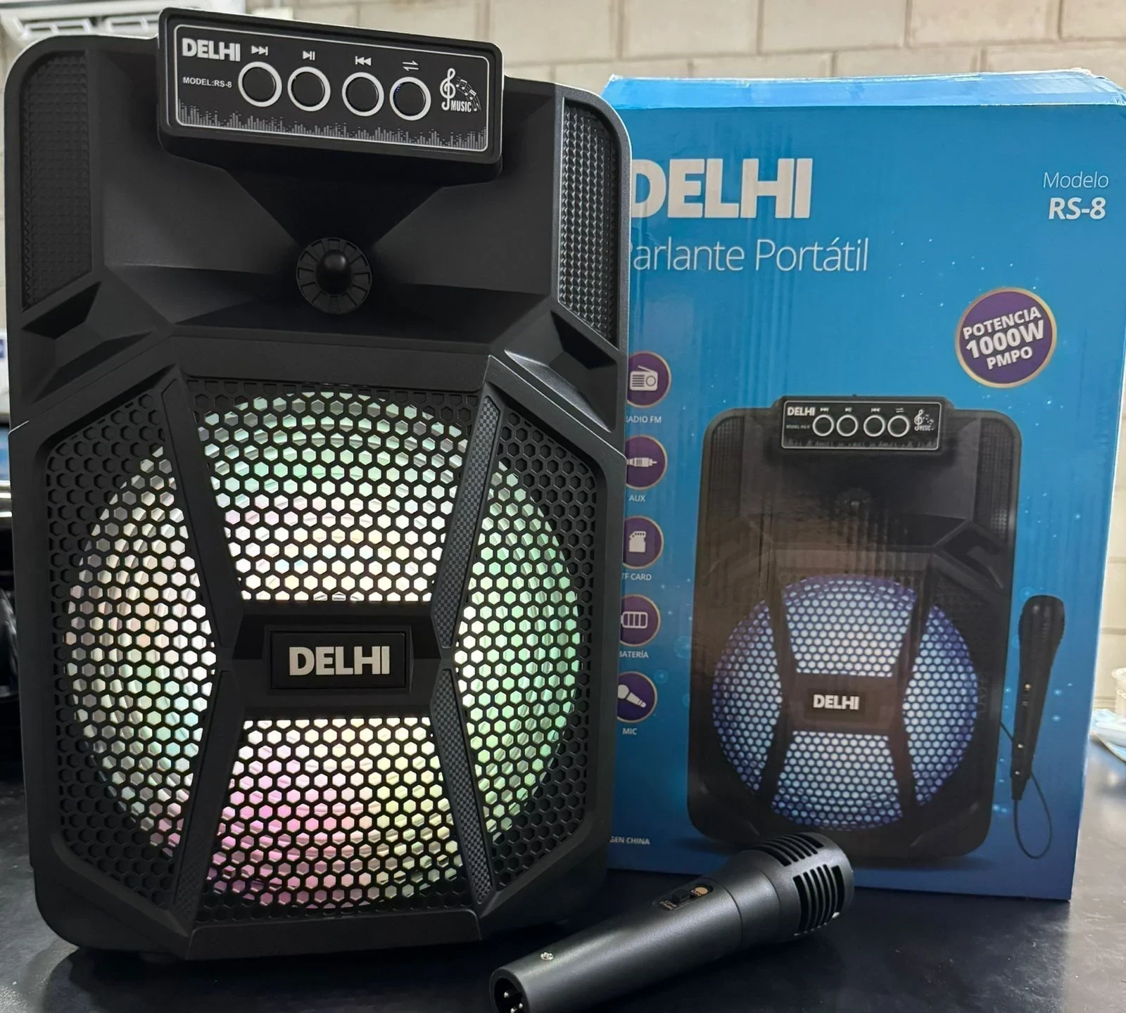 PARLANTE DELHI RS-8 1000W