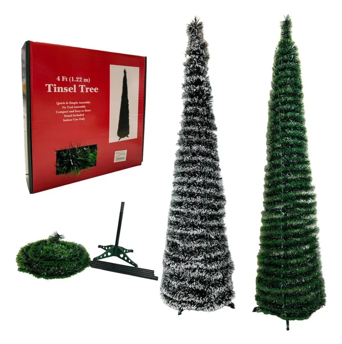 ARBOL DE NAVIDAD PLEGABLE 1.52 m (5 pies)  2