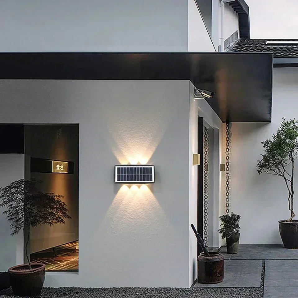 APLIQUE PARED SOLAR 1.6W NEGRO IP65 3