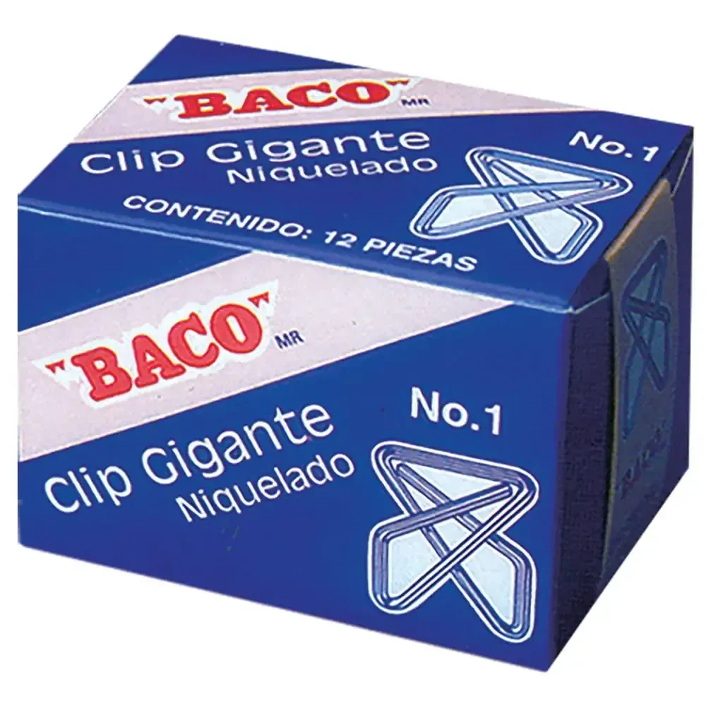 Clip mariposa #1 niquelado 2