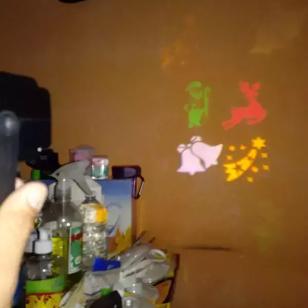 Proyector de luz halloween y navidad 2