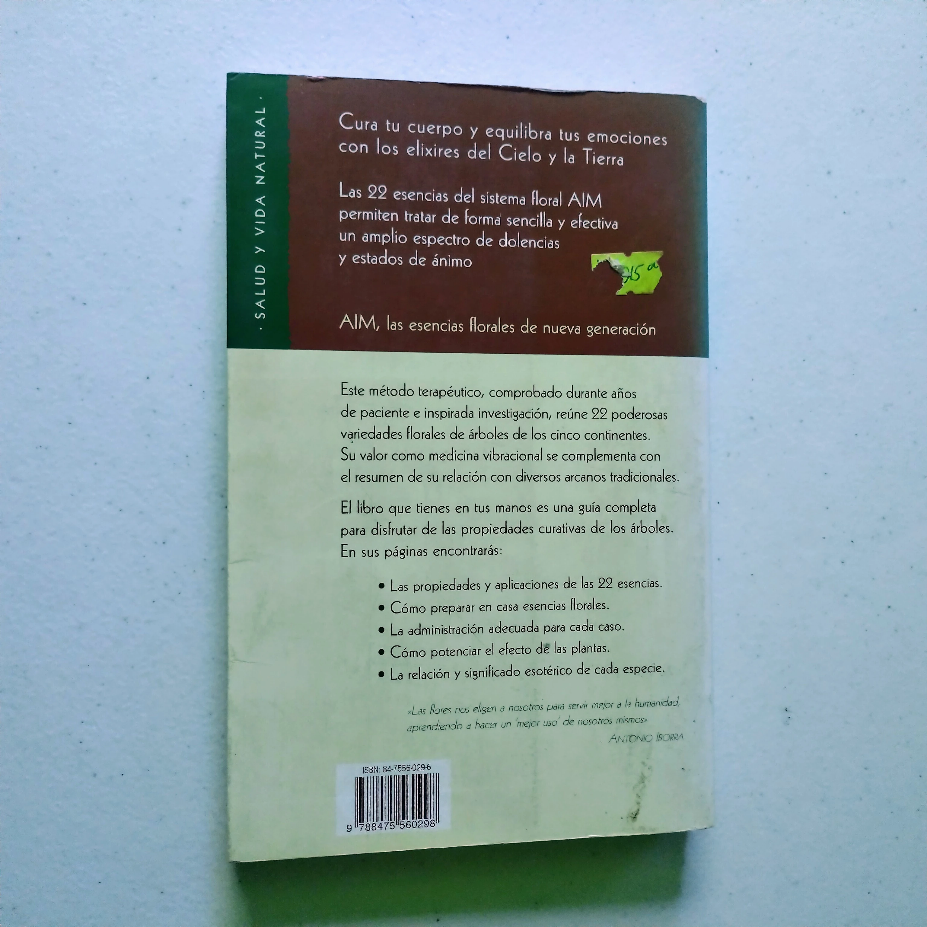 La sanación por los árboles, Antonio Iborra, usado 2