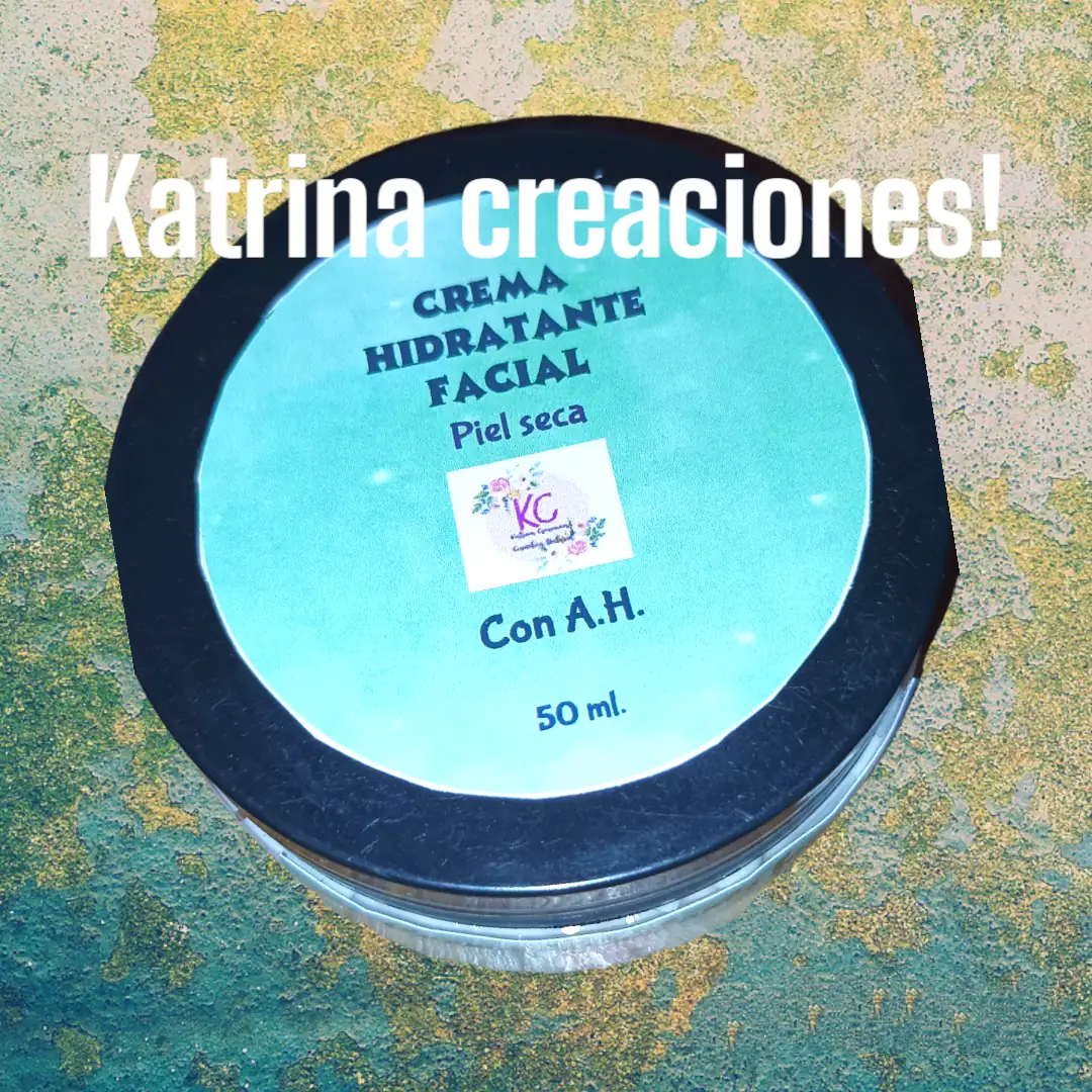 Crema hidratante facial,piel seca con activos. 2