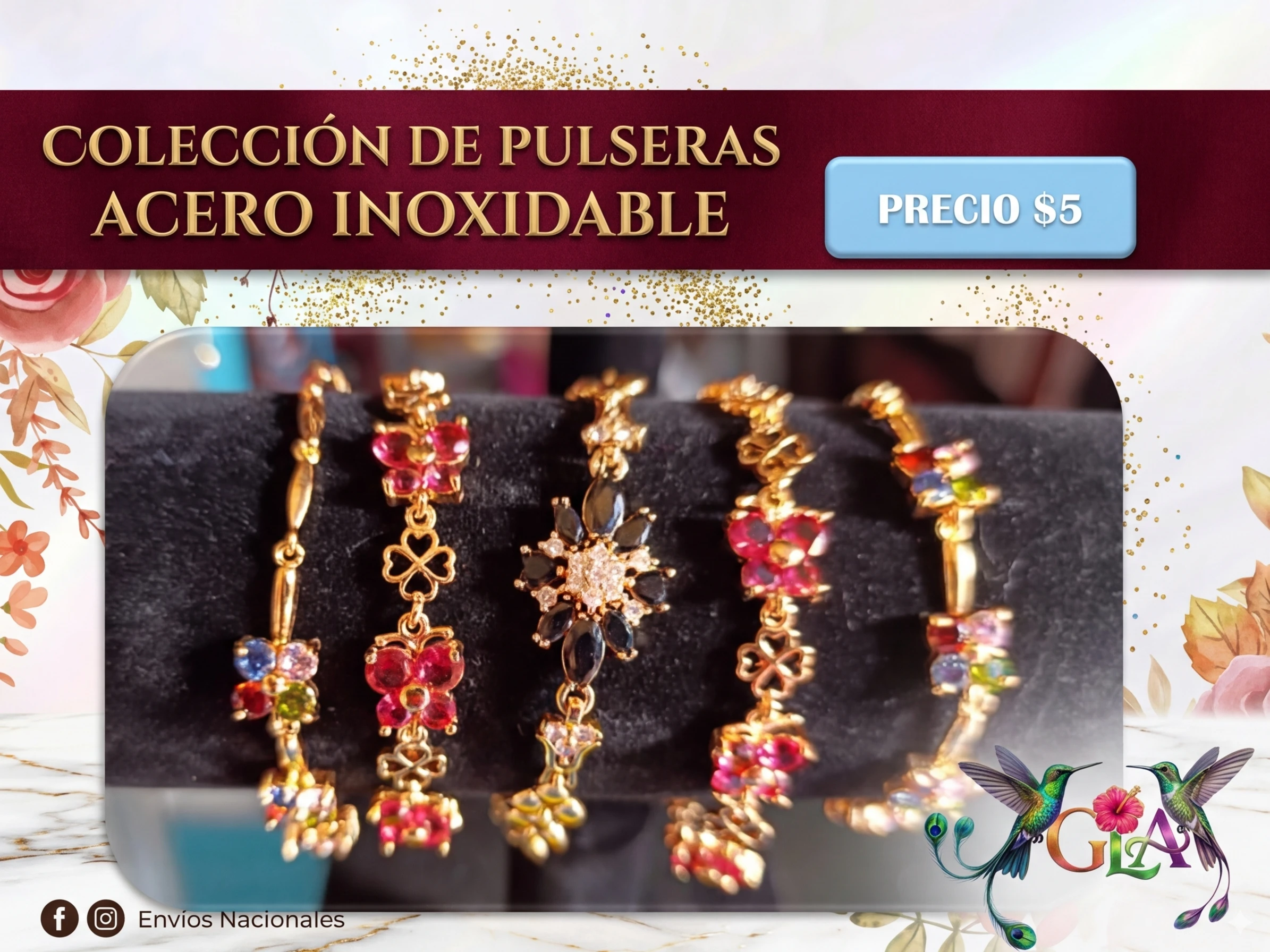 Pulsera de acero inoxidable 