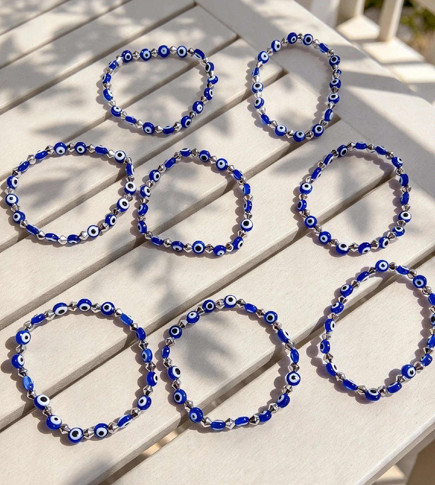 LIQUIDACIÓN Lote 8 pulseras ojo turco