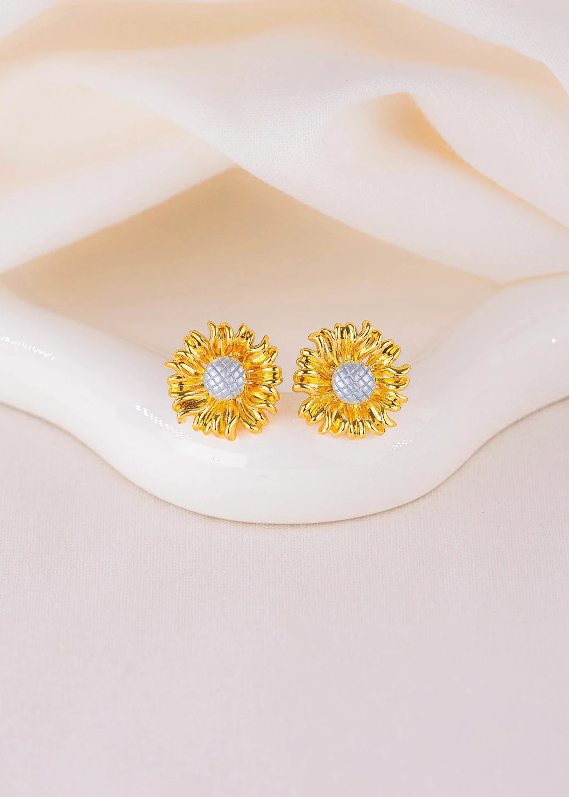 Aretes Girasoles  3