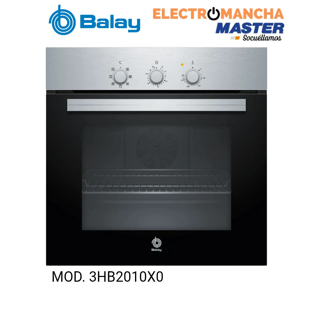 HORNO BALAY 3HB2010X0 MULTIFUNCION INOX. CLASE A