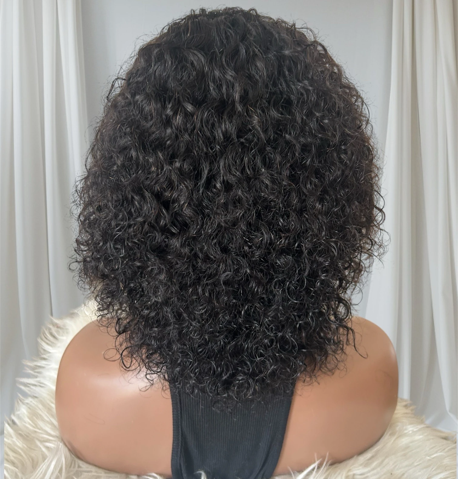 Peluca en U 12 pulgadas, cabello Humano  4