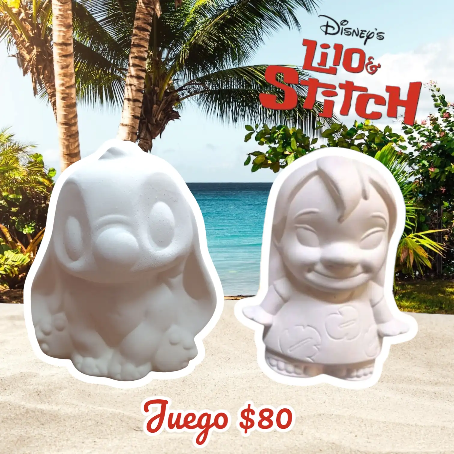 Juego de alcancías Lilo & Stitch