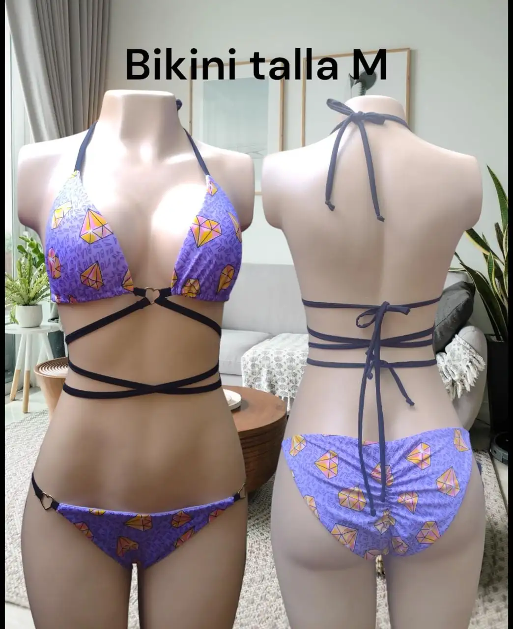 Bikinis con aros o corazón de herraje 3