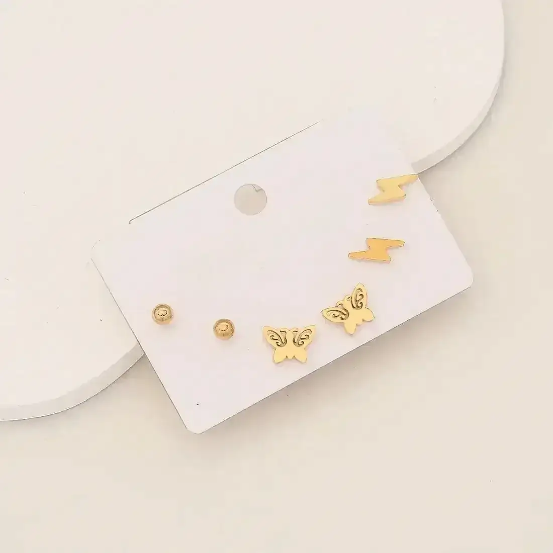 Set x3 Pares de Aretes Jena REF: J23