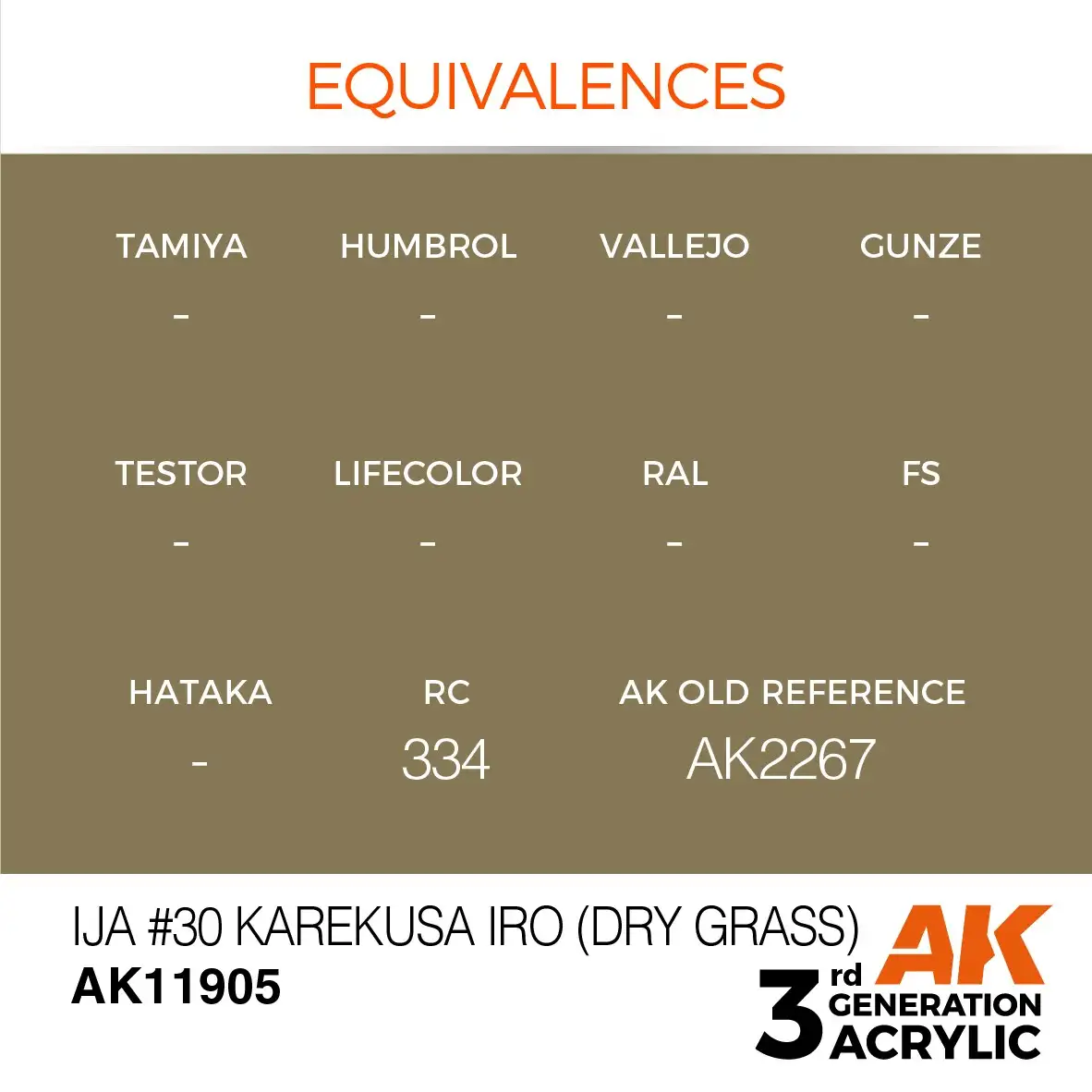  IJA #30 Karekusa iro (Dry Grass) – AIR 2
