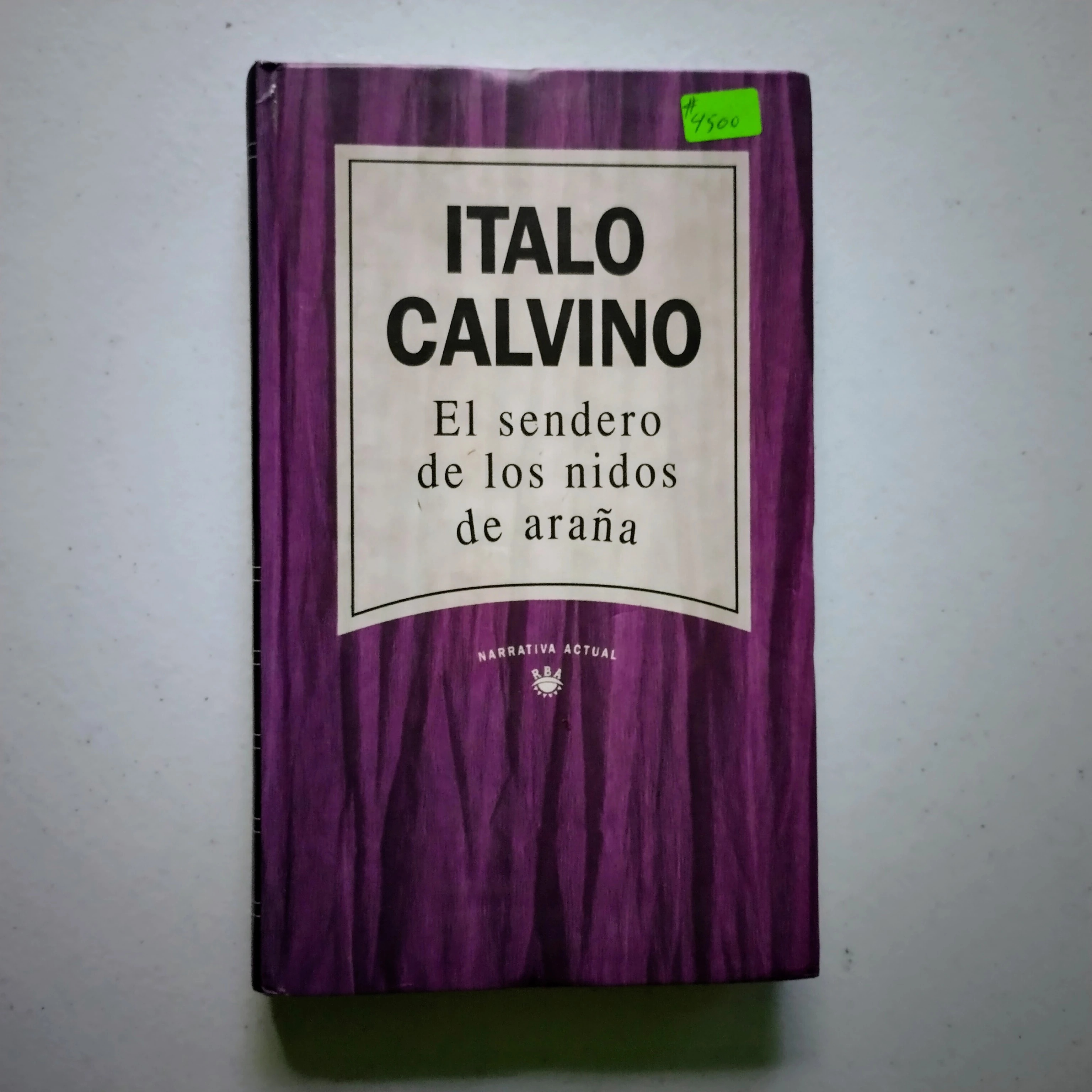 El sendero de los nidos de araña, Italo Calvino, usado 