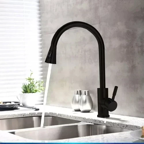 Canilla Grifería Duchador Monocomando Extensible Cocina m05
